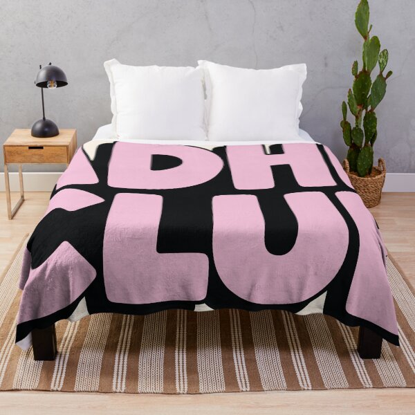 Item preview, ADHD Club Pink Retro Typography designed and sold by Blinkwater Designs.