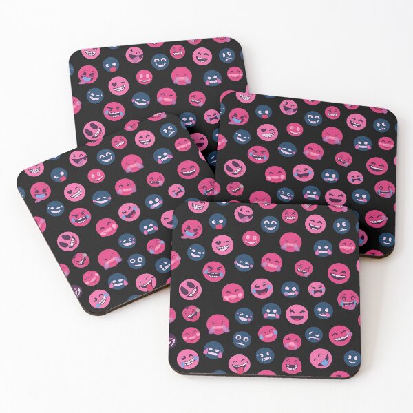 Item preview, Funny Emoji Faces Pattern – Colorful Laughing & Silly Expressions designed and sold by IMuDesigner.