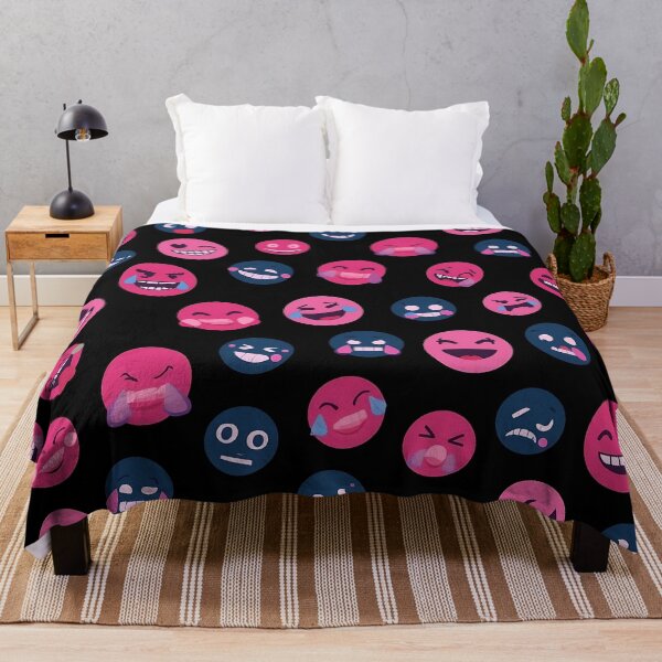 Item preview, Funny Emoji Faces Pattern – Colorful Laughing & Silly Expressions designed and sold by IMuDesigner.