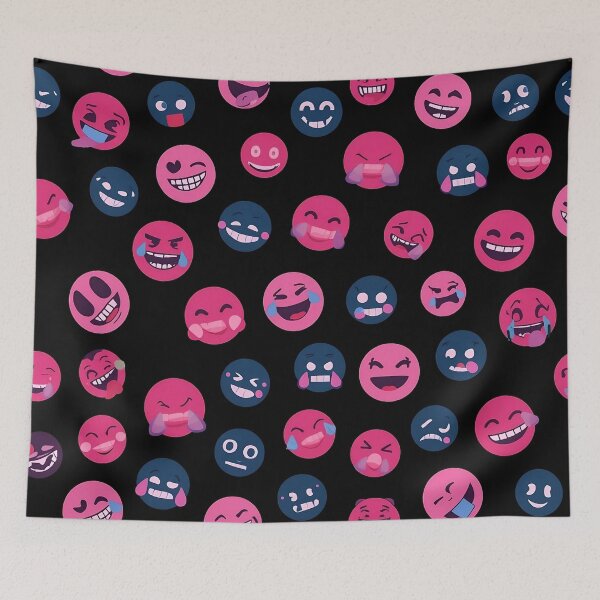 Item preview, Funny Emoji Faces Pattern – Colorful Laughing & Silly Expressions designed and sold by IMuDesigner.