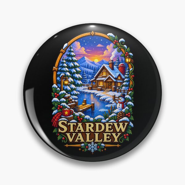 Item preview, Stardew Valley Winter Farm - Cozy Snowy Valley designed and sold by Rosteri.