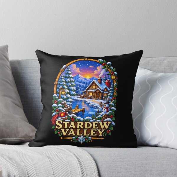 Item preview, Stardew Valley Winter Farm - Cozy Snowy Valley designed and sold by Rosteri.