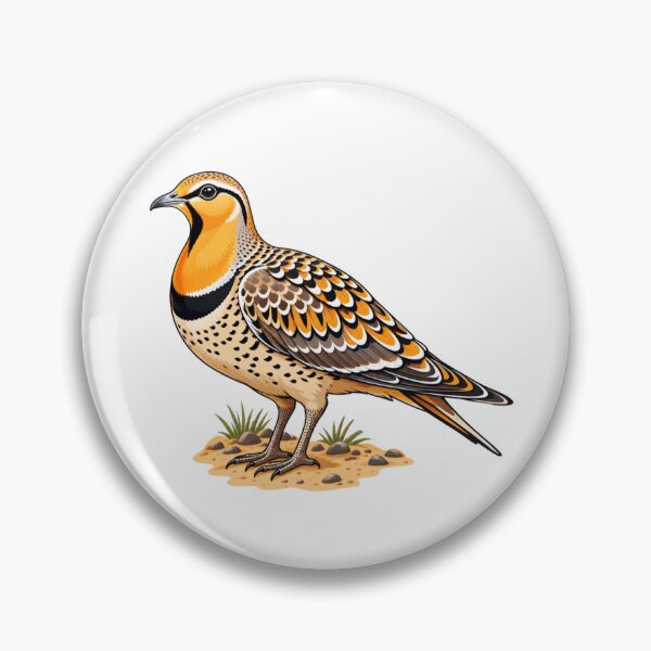 Item preview, Sandgrouse Bird - Desert Wildlife designed and sold by Myra365Art.