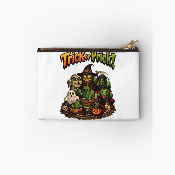 Item preview, Trick Or Prick Funny Halloween Cactus Monster Squad designed and sold by ThaphadaArtGall.