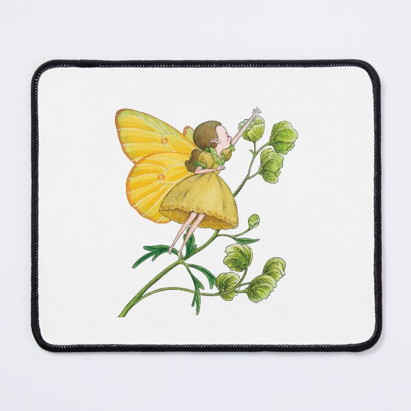 Item preview, July 19th birthday flower Yellow Monkshood Fairy designed and sold by 366birthflower.