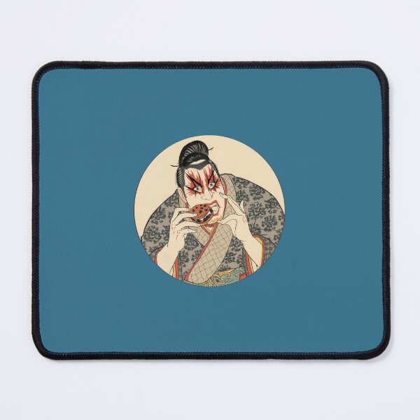 Item preview, Kabuki Actor Eating Dorayaki – Ukiyo-e Style Japanese Art designed and sold by derideriworks.