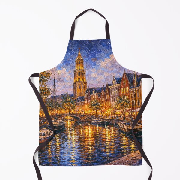 Item preview, Groningen by night painting, the Netherlands – A Beautiful place in Europe. designed and sold by GalleryKauffeld.