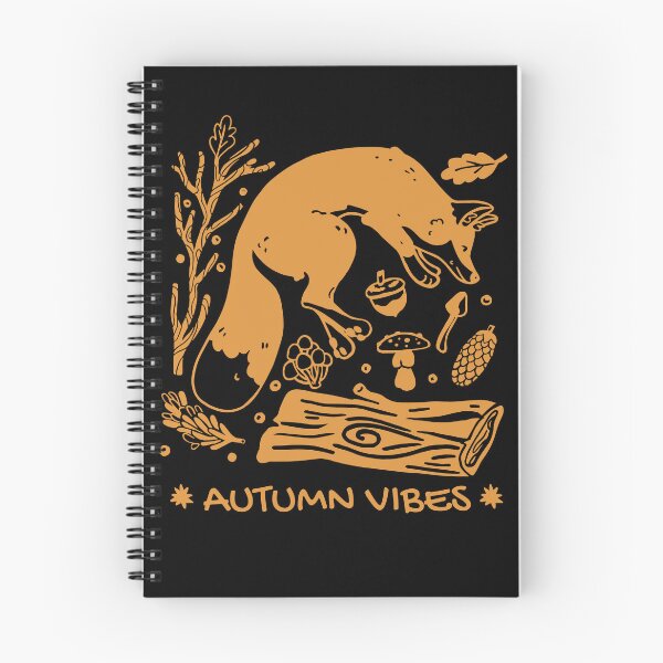 Item preview, Autumn Vibes Cute Jumping Fox Fall Season Cottagecore designed and sold by Hilal-Studio.