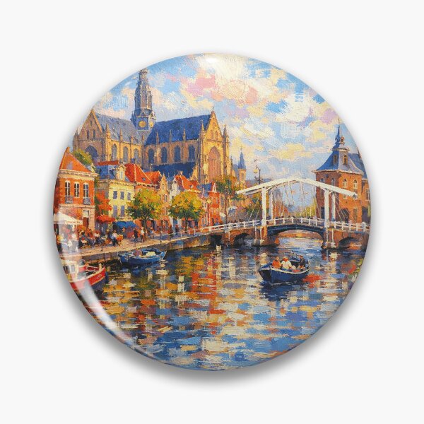 Item preview, A painting of Haarlem, the Netherlands – A Beautiful place in Europe. designed and sold by GalleryKauffeld.