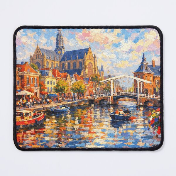 Item preview, A painting of Haarlem, the Netherlands – A Beautiful place in Europe. designed and sold by GalleryKauffeld.