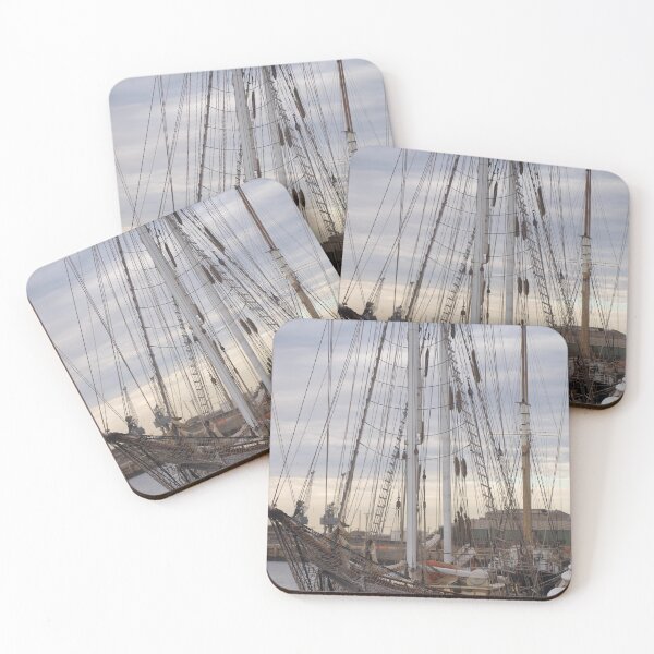 Item preview, tall ship in the port designed and sold by sharon Wingard.