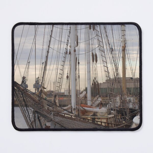 Item preview, tall ship in the port designed and sold by sharon Wingard.