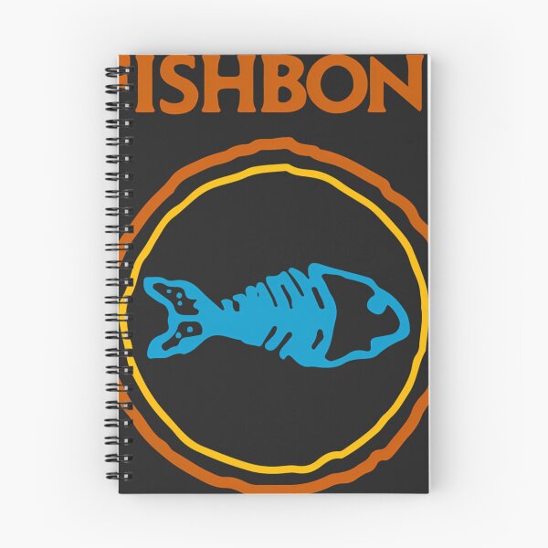 Item preview, Blue Fish Skeleton In Orange And Yellow Circles designed and sold by Guacamole Greg.