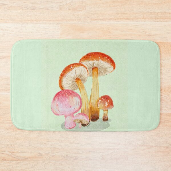 Item preview, Cottagecore Watercolor Mushrooms Botanical Art designed and sold by LafinaArt.