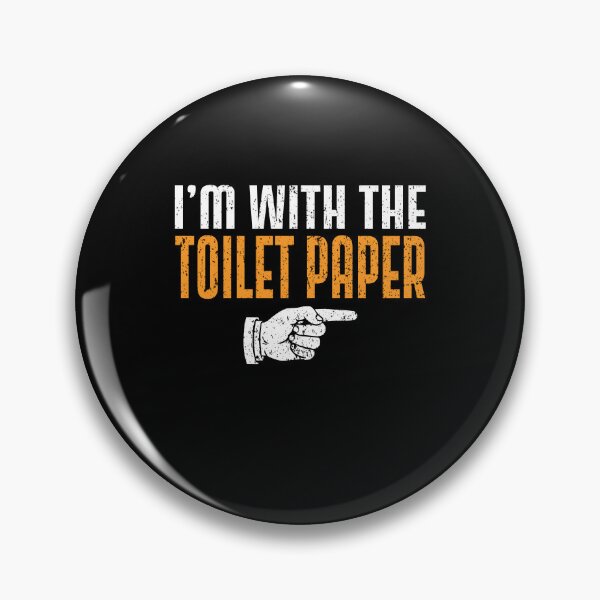 Item preview, I'm With The TOILET PAPER Matching Couple Halloween designed and sold by mdmahabubur.