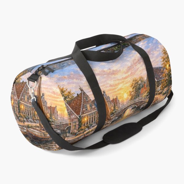 Item preview, A painting of Hindeloopen, the Netherlands – A Beautiful place in Europe. designed and sold by GalleryKauffeld.