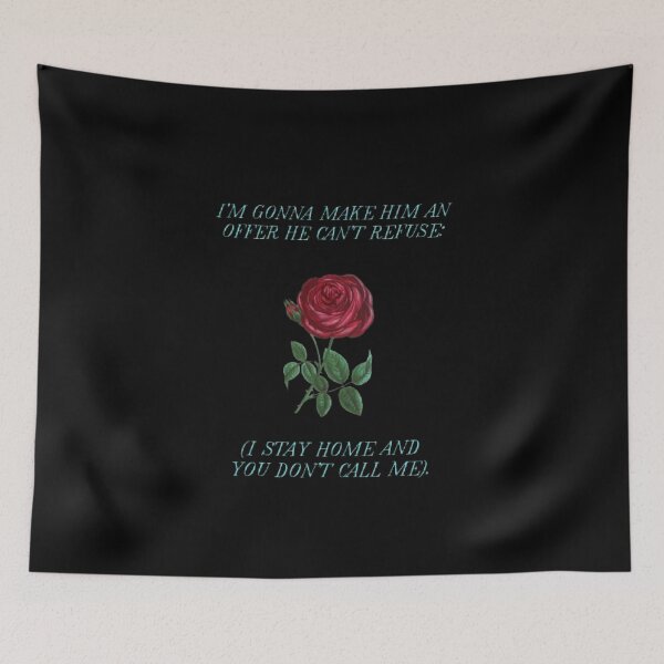 Item preview, Make Him An Offer He Cant Refuse Stay Home Funny Parody designed and sold by Mircea786.