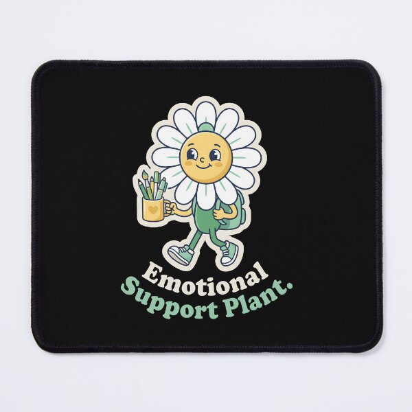 Item preview, Emotional Support Plant - Cute Mascot Desk Humor designed and sold by SplashTastic.