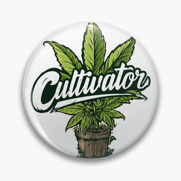 Item preview, Cultivator Cursive Green Plant Print designed and sold by RichardRags.