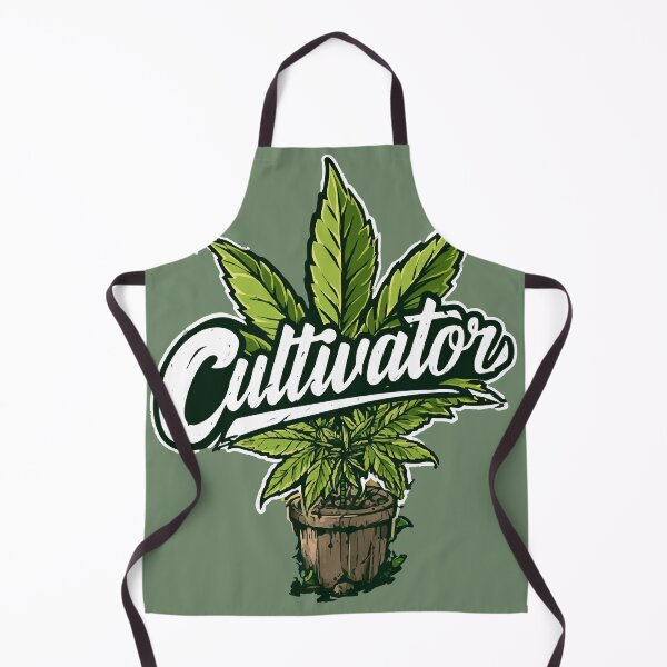 Item preview, Cultivator Cursive Green Plant Print designed and sold by RichardRags.