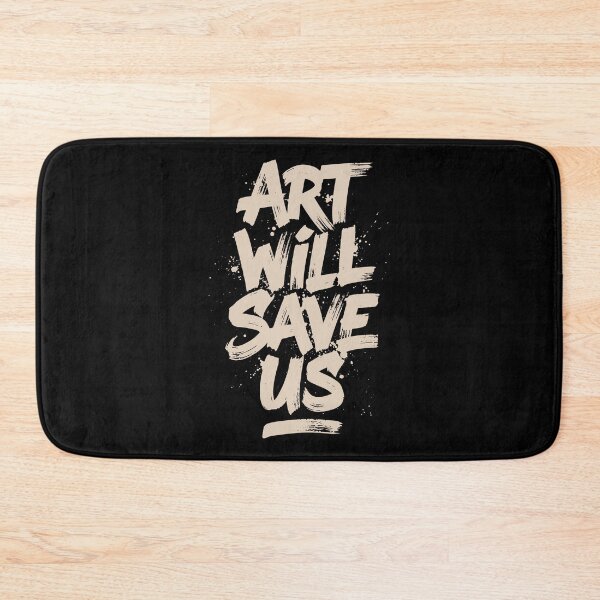 Item preview, Art Will Save Us Inspirational Brush Lettering Design designed and sold by TipTop GFX.