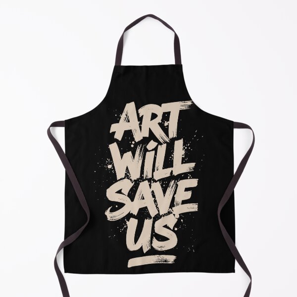 Item preview, Art Will Save Us Inspirational Brush Lettering Design designed and sold by TipTop GFX.