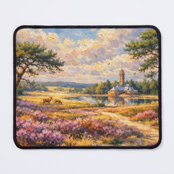 Item preview, A painting of Hoge Veluwe, the Netherlands – A Beautiful place in Europe. designed and sold by GalleryKauffeld.