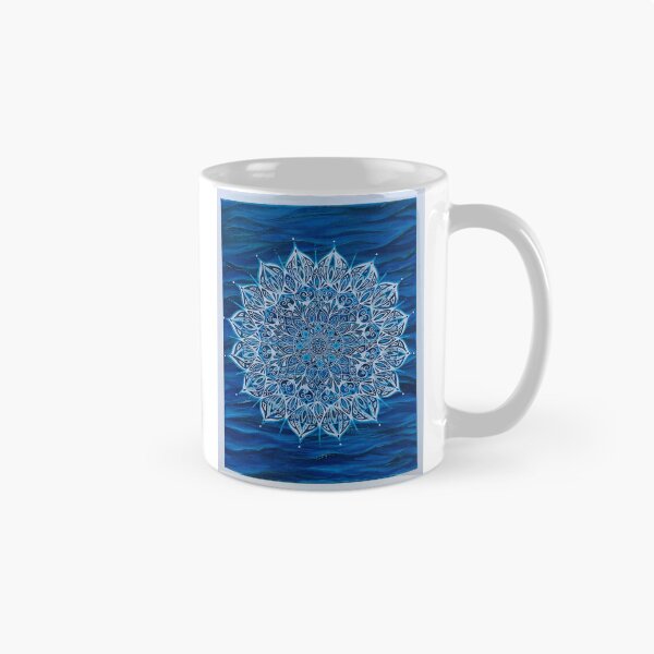 Item preview, Celestial Blue Mandala of Intricate Patterns designed and sold by Shello2026.