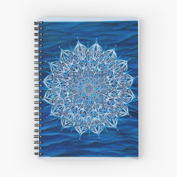 Item preview, Celestial Blue Mandala of Intricate Patterns designed and sold by Shello2026.
