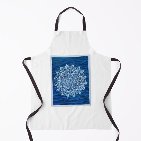 Item preview, Celestial Blue Mandala of Intricate Patterns designed and sold by Shello2026.