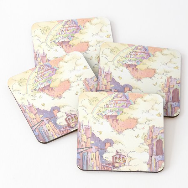 Item preview, Cute kawaii castle [[kiki's]] on -%[ghiblis]%- sky flying aways designed and sold by pryielvart.