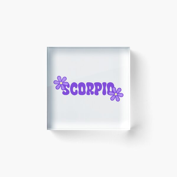 Item preview, Scorpio Purple Flowery Boho designed and sold by SlimyFish.