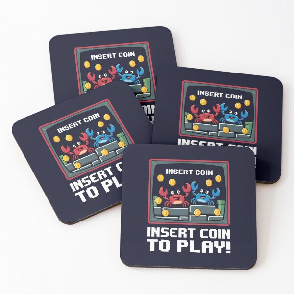 Item preview, Pixel Art Crabs - Arcade Gamer Retro Pixel designed and sold by SplashTastic.