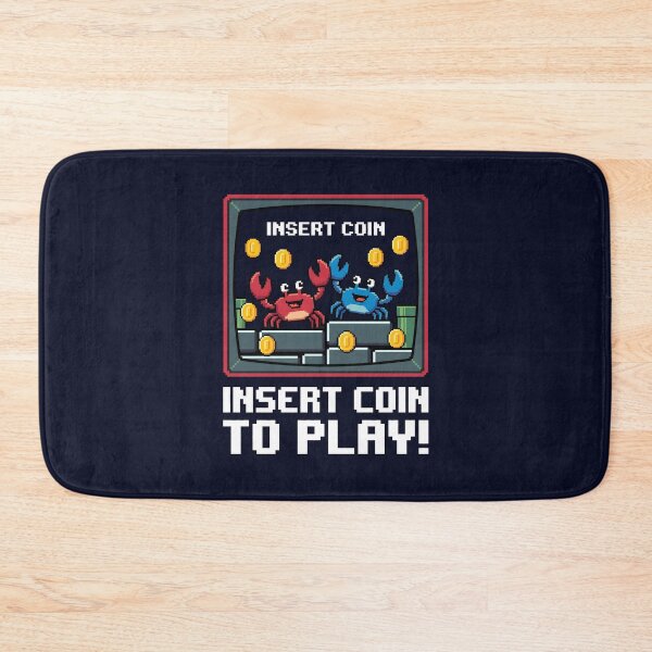 Item preview, Pixel Art Crabs - Arcade Gamer Retro Pixel designed and sold by SplashTastic.