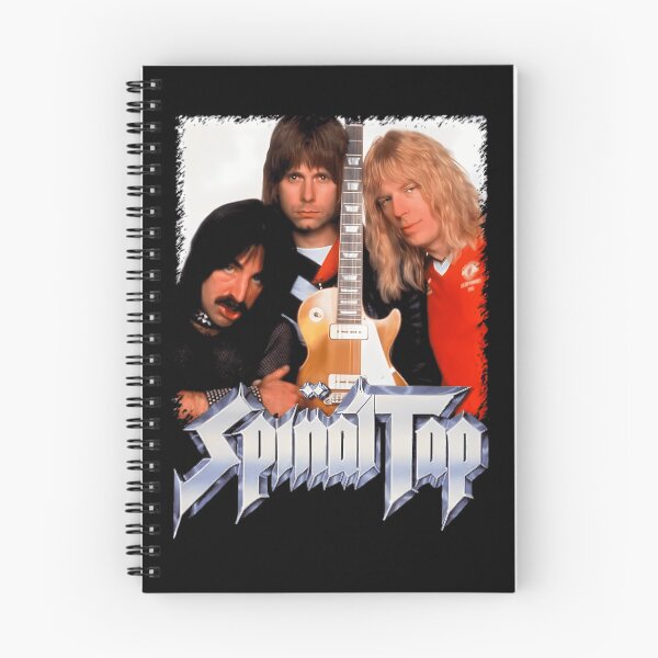 Item preview, Three Long Haired Musicians Posing Behind Central Electric Guitar With Metallic Header designed and sold by SelinIsMe.