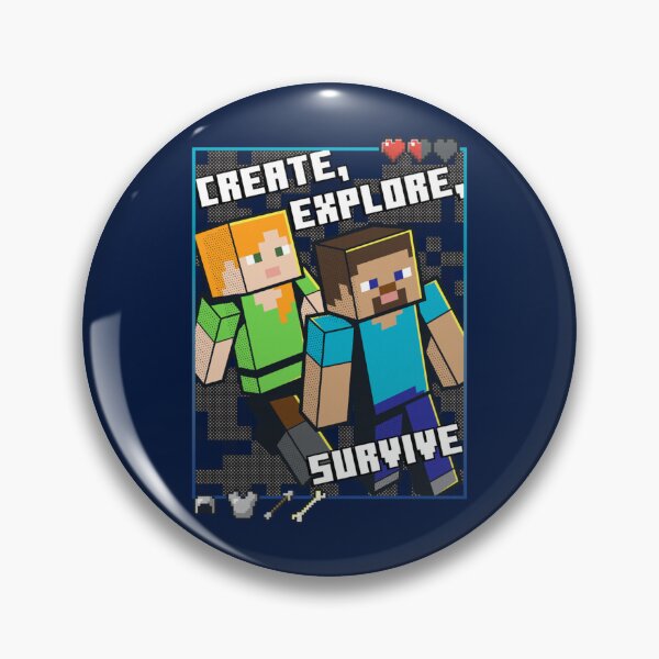 Item preview, Create Explore Survive Gamer  designed and sold by hammote.