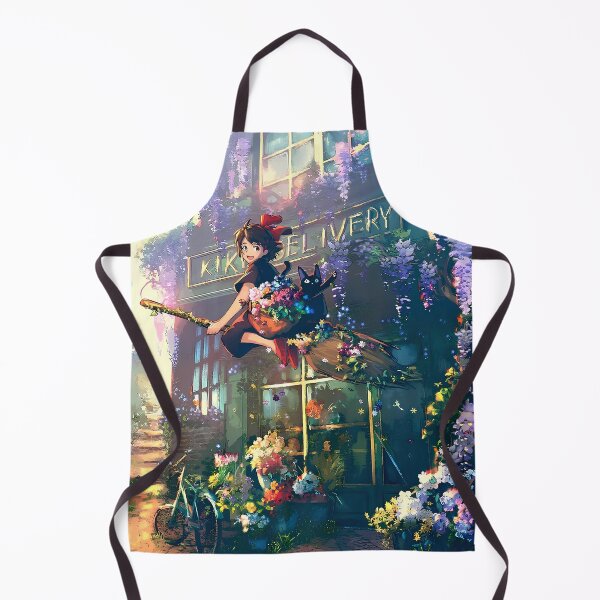 Item preview, Cute kawaii art girl [[kiki's]] -%[ghiblis]%- happy aways fly designed and sold by pryielvart.