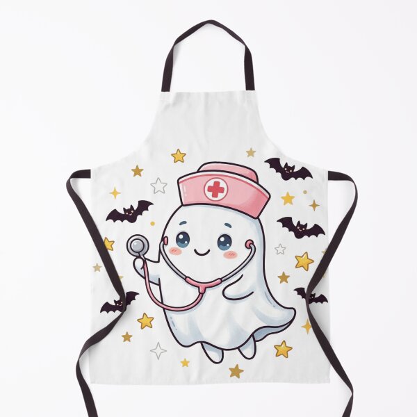 Item preview, Spooky Nurse Ghost Stethoscope Cute Halloween Nursing Gift designed and sold by KreatoLab.