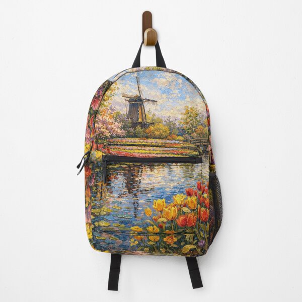 Item preview, A painting of Keukenhof, the Netherlands – A Beautiful place in Europe. designed and sold by GalleryKauffeld.