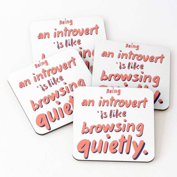 Item preview, Introvert quotes designed and sold by GUNAPRIYAA.
