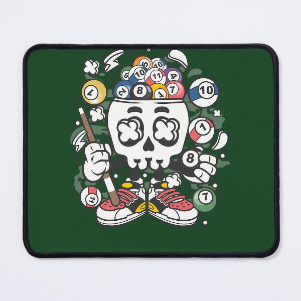 Item preview, Urban Billiards Pool Snooker Skull Head Sticker 482 designed and sold by DreamWorksde.