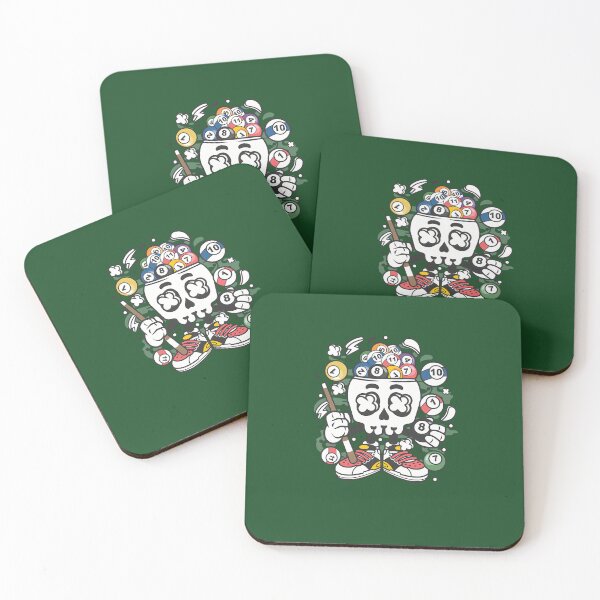 Item preview, Urban Billiards Pool Snooker Skull Head Sticker 482 designed and sold by DreamWorksde.