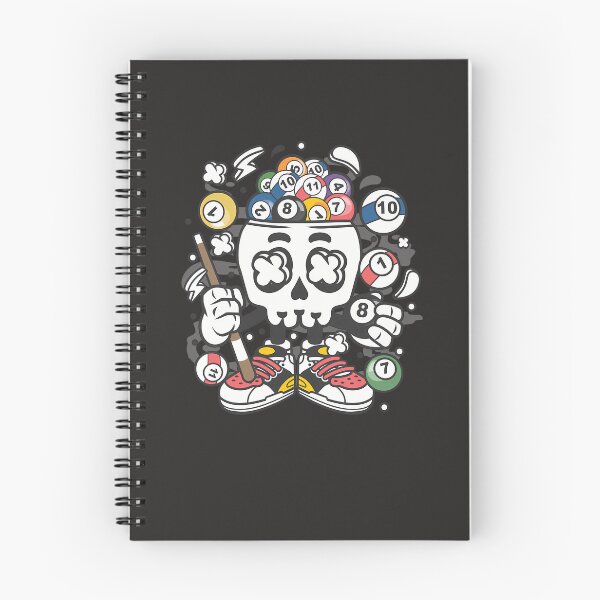 Artikelvorschau, Urban Billiards Pool Snooker Totenkopf-Aufkleber 482 entworfen und verkauft von DreamWorksde.
