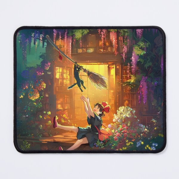 Item preview, Cute kawaii art girl and cat [[kiki's]]-%[ghiblis]%- play aways designed and sold by pryielvart.