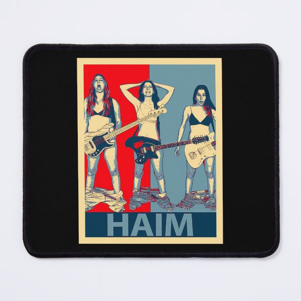 Item preview, Three Female Musicians Guitars Red Blue designed and sold by H-letters.