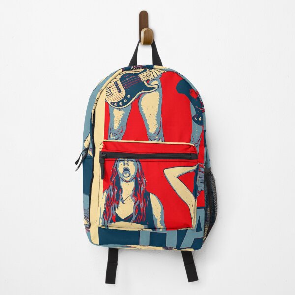 Item preview, Three Female Musicians Guitars Red Blue designed and sold by H-letters.
