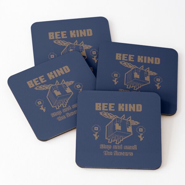 Item preview, Bee Kind Pixel Flower  designed and sold by hammote.