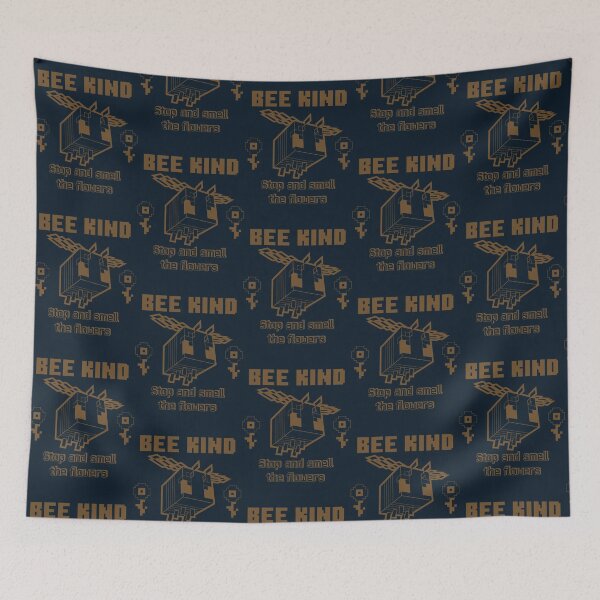 Item preview, Bee Kind Pixel Flower  designed and sold by hammote.