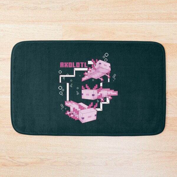 Item preview, Cute Pink Axolotl Pixel  designed and sold by hammote.
