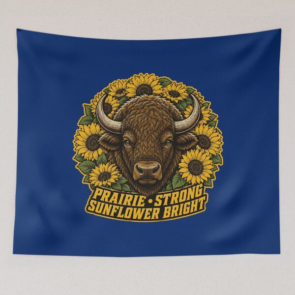 Item preview, Prairie Strong Sunflowers Bright designed and sold by taiche.